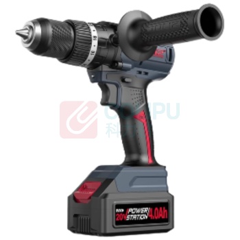 多利仕 电钻 BD697 20V 13mm 120NM无刷锂电冲击钻(4.0AH双电)