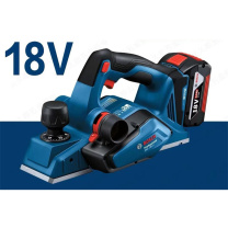 博世 BOSCH 木工电刨电动刨子 GHO185-LI 12件套 (蓝色)
