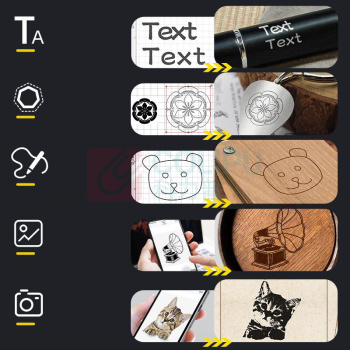 雕将 激光雕刻机 DJ7w 迷你小型刻字机器