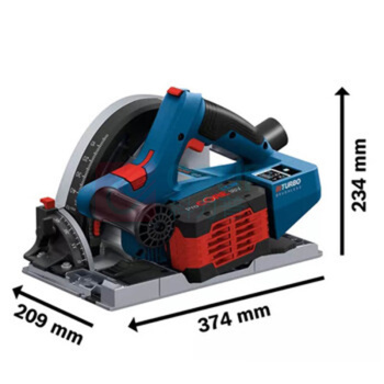 博世 BOSCH 锂电轨道切割锯 GKT 18V-52 GC(裸机) 06016B4080