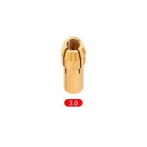 番鑫工贸 电磨机铜夹头 铜芯夹头4.3尾部款 夹孔3.0mm
