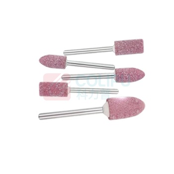 番鑫工贸 红刚玉磨头3mm柄径套装 3mm 10支/套
