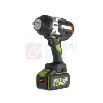威克士 20V 1700Nm高扭矩无刷锂电冲击扳手 WHB35 2*8.0Ah battery+1*12A charger，挂钩(增加电池防护功能)，背带；层叠箱WA4229 