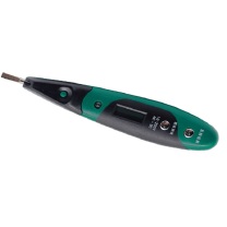 世达 SATA 双色带照明灯数显测电笔 62602 140mm
