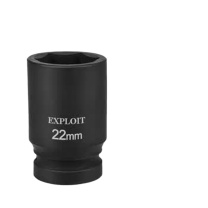 开拓 重型六角套筒 772215 22mm,1英寸