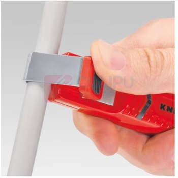 凯尼派克 KNIPEX 可调节切割深度剥线刀 KNPK001 长:130mm (红色) 剥线范围4.016.0