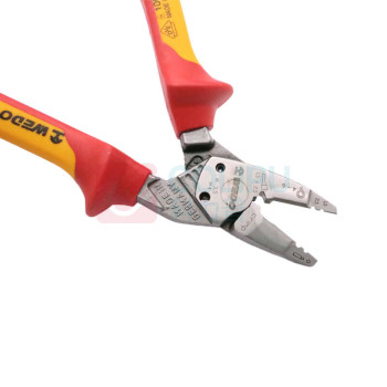 维度 WEDO 德式绝缘省力弯头斜口钳 IN504B-07 7寸 180mm