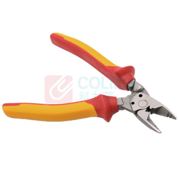 维度 WEDO 德式绝缘省力弯头斜口钳 IN504B-07 7寸 180mm