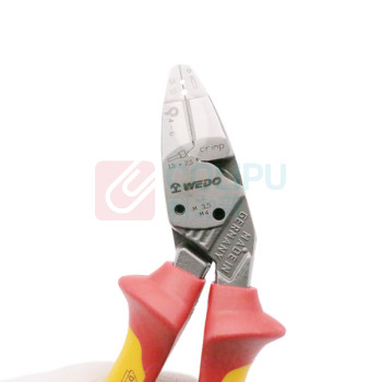 维度 WEDO 德式绝缘省力弯头斜口钳 IN504B-07 7寸 180mm