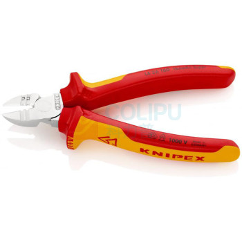 凯尼派克 KNIPEX 绝缘斜口剥线钳 14 26 160 160mm