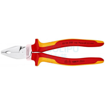 凯尼派克 KNIPEX 省力型绝缘钢丝钳 02 06 200