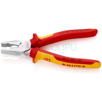 凯尼派克 KNIPEX 省力型绝缘钢丝钳 02 06 200