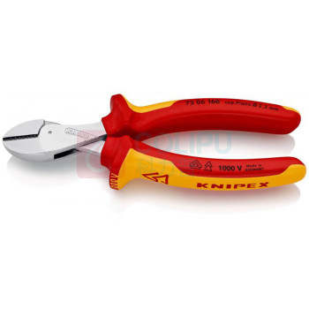 凯尼派克 KNIPEX X-Cut紧凑型绝缘斜口钳 73 06 160