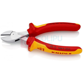 凯尼派克 KNIPEX X-Cut紧凑型绝缘斜口钳 73 06 160