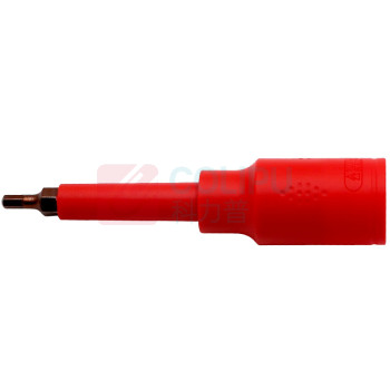 维度 WEDO 1/4"注塑绝缘公制旋具套筒 IN524A-06 6mm