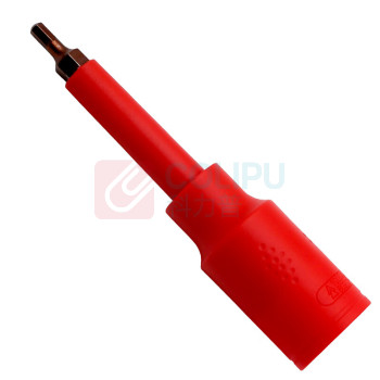 维度 WEDO 1/4"注塑绝缘公制旋具套筒 IN524A-06 6mm