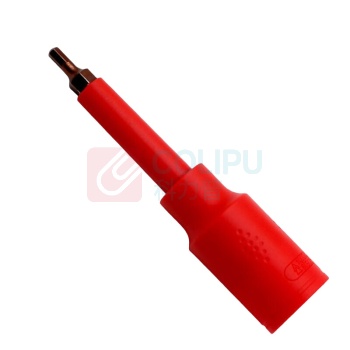 维度 WEDO 1/4"注塑绝缘公制旋具套筒 IN524A-04 4mm