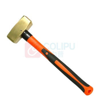 维度 WEDO 黄铜塑柄装柄德式八角锤 BR2104A-1010 2000g