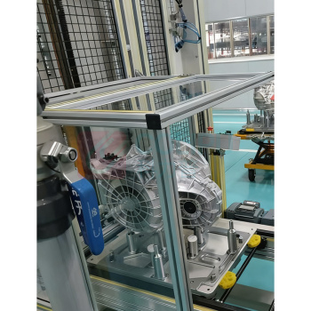 库卡 防护板PC铝材板 t8 40X40,右边安4个地脚连接板4件,更加稳固,结实