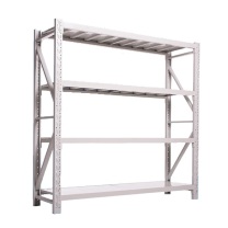 努师傅 仓库重型货架 HJ02 200x60x200cm (白色) 承重:350kg/层 四层主架