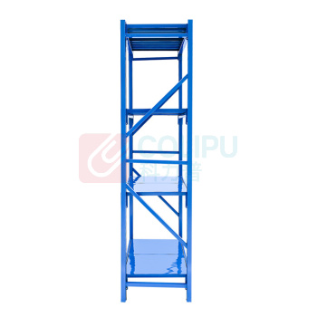 努师傅 仓库重型货架 HJ03 200x60x200cm (蓝色) 承重:350kg/层 四层主架