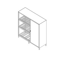 虎力 工具柜 1500×1500×500cm 3层_冷轧钢