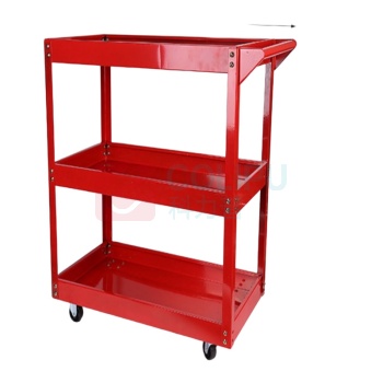 鲁威 三层多用途移动工具车 660mmx350mmx650mm (红色款)