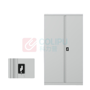 和崟 重型双开门工具柜 鹅颈拉手 2抽屉/内3层/带挂板 1000*500*1800mm 灰白色