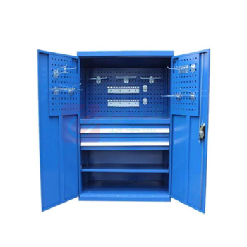 安赛瑞 2抽挂板工具柜 28641 材质:冷轧钢 规格:W1000×D600×H1800mm (2抽带层板)