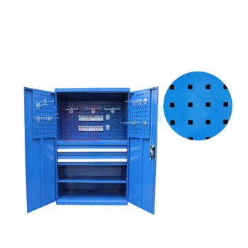 安赛瑞 2抽挂板工具柜 28641 材质:冷轧钢 规格:W1000×D600×H1800mm (2抽带层板)
