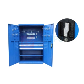 安赛瑞 2抽挂板工具柜 28641 材质:冷轧钢 规格:W1000×D600×H1800mm (2抽带层板)
