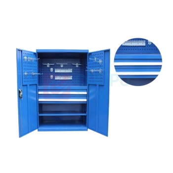 安赛瑞 2抽挂板工具柜 28641 材质:冷轧钢 规格:W1000×D600×H1800mm (2抽带层板)