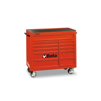 百塔 11抽屉大型工具车 C38-R (红色) 038000002