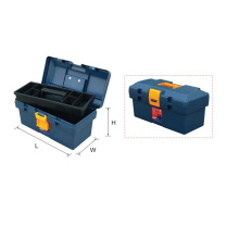 K牌 强固型塑料手提五金工具箱 0424-14.5 14.5”小号
