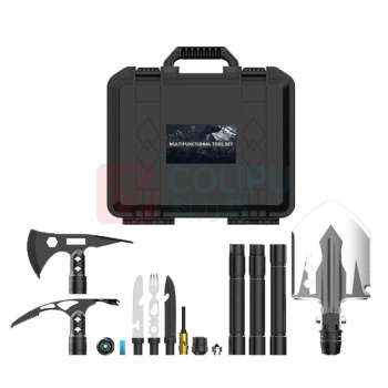 安赛瑞 多功能工具箱组合 330029 箱体规格:长330mm宽265mm高126mm军镐战斧款