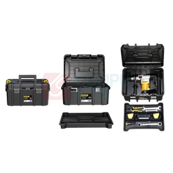 得力工具 宽体工具箱22寸(黑) DL432522A
