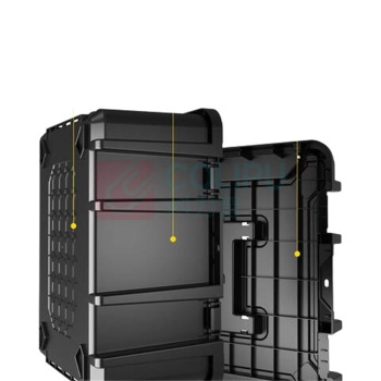 得力工具 宽体工具箱22寸(黑) DL432522A