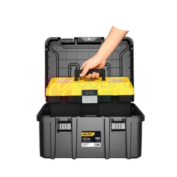 得力工具 宽体工具箱22寸(黑) DL432522A