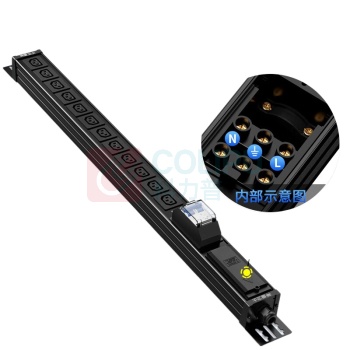 神盾卫士 SDWS PDU插座大功率插线板C13空开双P指示灯 SC3263SPB 12位