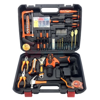 伏兴 电钻工具套装 12V锂电双电池 FX355 117件套