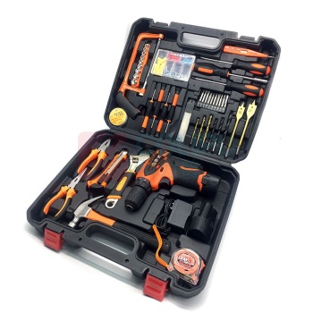 伏兴 电钻工具套装 12V锂电双电池 FX355 117件套