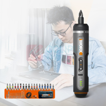 威克士 电动螺丝刀套装家用大扭力小型电批多功能电动工具 WX242