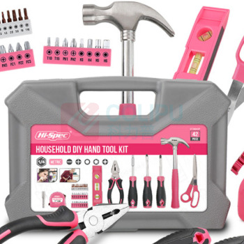 HI-SPEC 五金工具套装 DT30043P 40件套 (粉色)