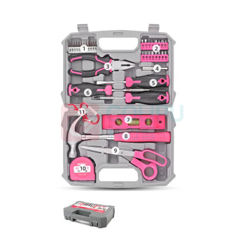 HI-SPEC 五金工具套装 DT30043P 40件套 (粉色)