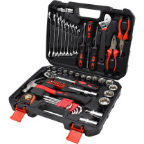 卡夫威尔 快速棘轮扳手大飞套筒工具箱 维修拆卸工具 H13045A 65件套