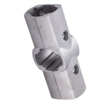 辽誉 外抱十字接头 ALJ28-C04 长105MM 宽33MM 孔径28MM
