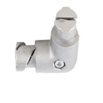 辽誉 90°内接头 ALJ28-B90I 长63.5M 宽28MM 套直径28MM壁厚1.7MM铝管专用 弯形