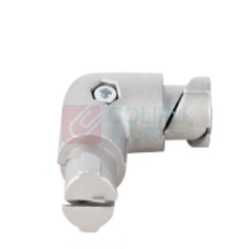 辽誉 90°内接头 ALJ28-B90I 长63.5M 宽28MM 套直径28MM壁厚1.7MM铝管专用 弯形