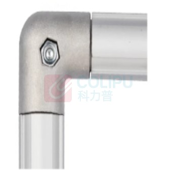 辽誉 90°内接头 ALJ28-B90I 长63.5M 宽28MM 套直径28MM壁厚1.7MM铝管专用 弯形