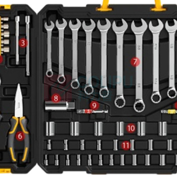HI-SPEC 工具套装 DT30131Y 124件套